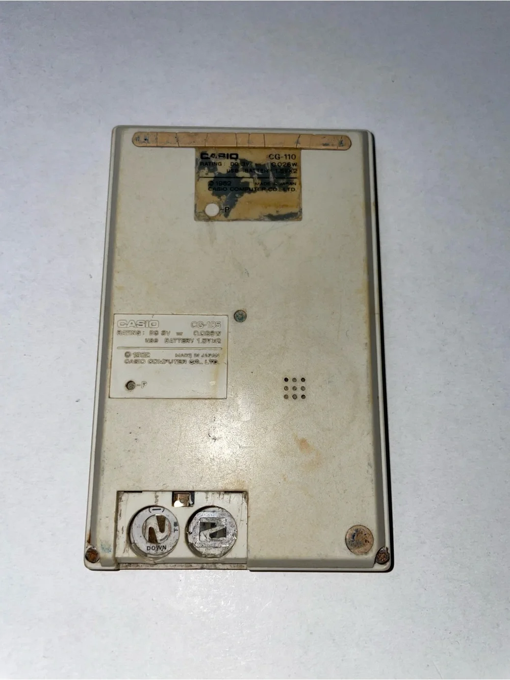 CASIO COSMO FIGHTER CG-110 LCD Electronic Game 1982 Japan For Parts Not Working